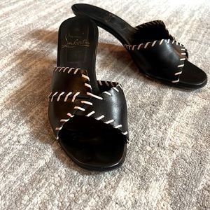 Louboutin kitten heel sandal